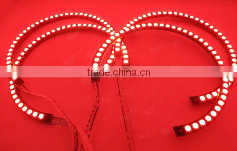 LED Multi-Color Remote SMD RGB Angel Eye Halo Ring Lamps for BMW E36 E38 E39 E46 3 5 7 Serise Xenon Lamps without projector