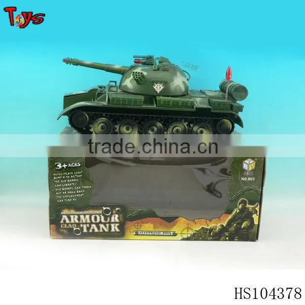 Light and sound mini toy tank