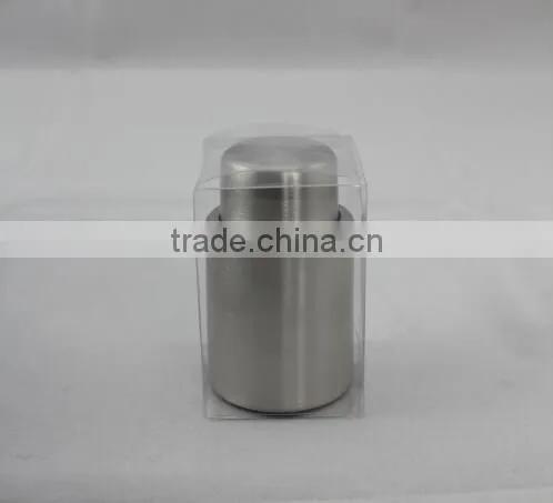 stainles steel Push-type Vacuum Wine Stopper, Vacuum Sealed stopper