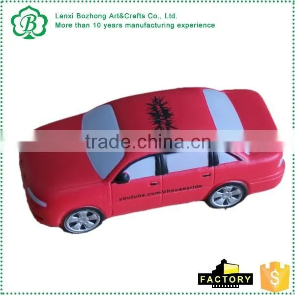 Manufacturer Professional made good quality foam stress car and bus shape ball toys