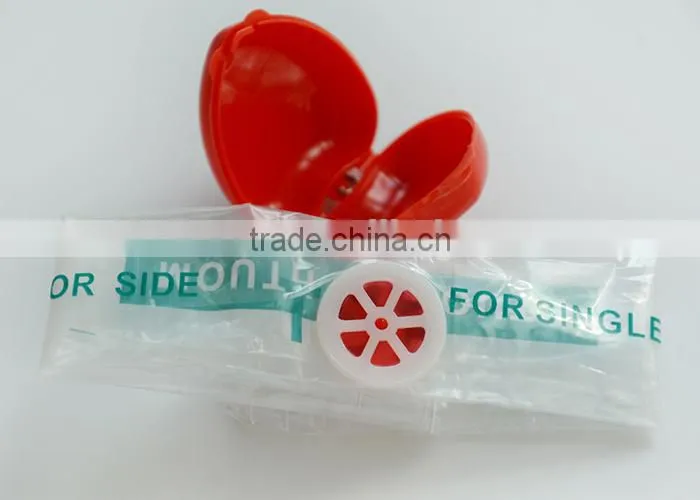 CE approved cpr face mask with one way valve for first aid breathing barrier