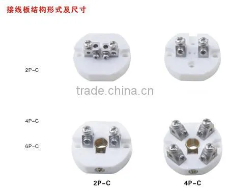 Temperature Sensor Alluminum Thermocouple Head
