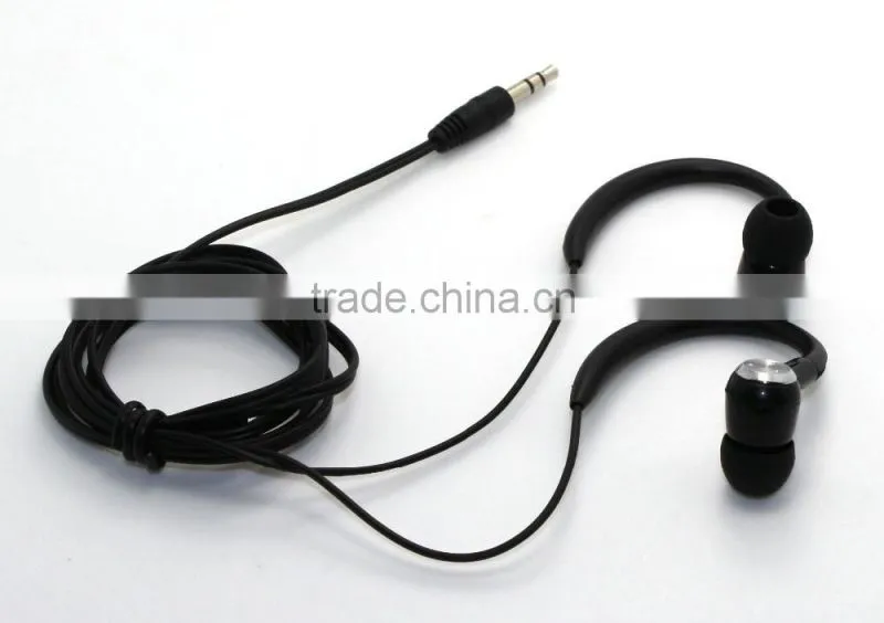 new model stereo sport earhook earphones 3.5mm jack earphones