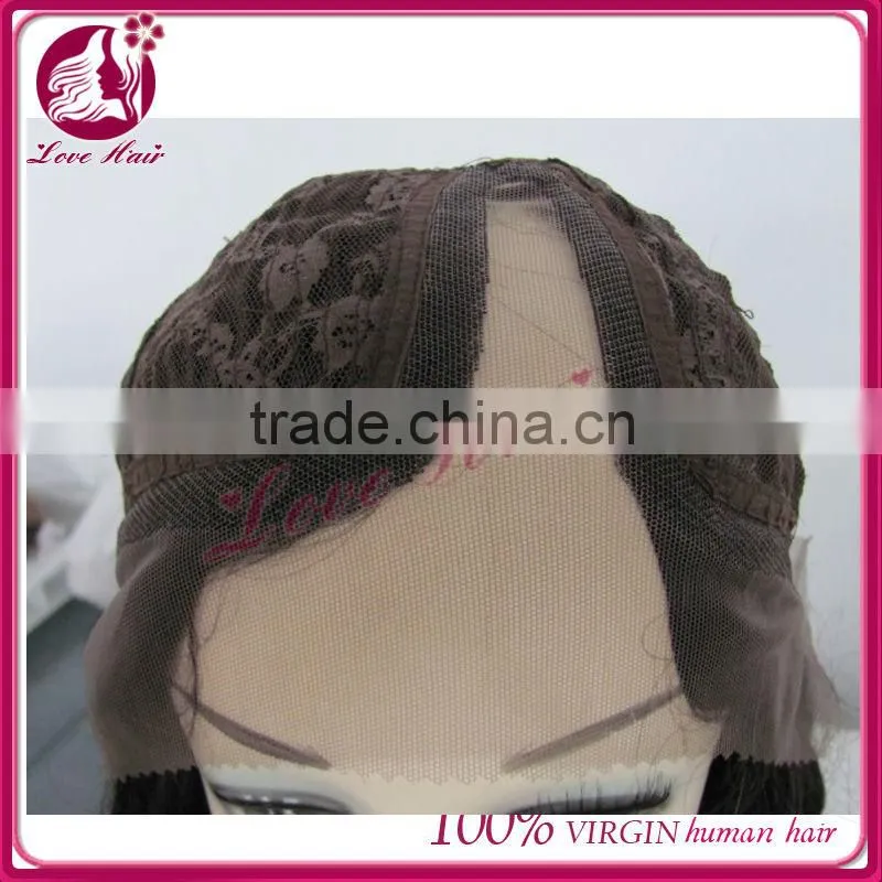 Women prefer Unprocessed brazilian full lace wig 100% human brazilian U part lace wigs