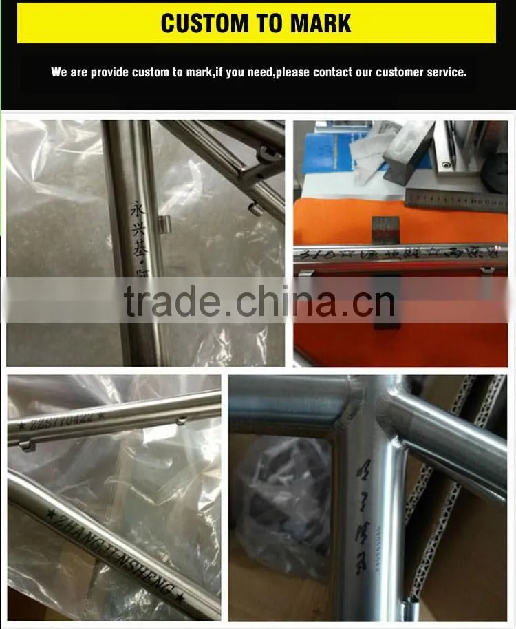full suspens titanium mountain bike frame