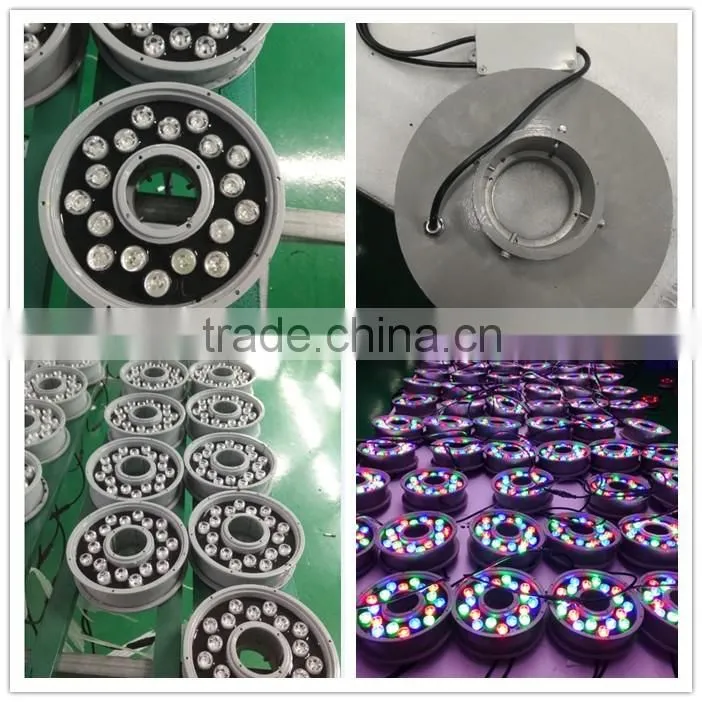 New waterproof colorful DMX Led fountain lights/rgb led underwater lights