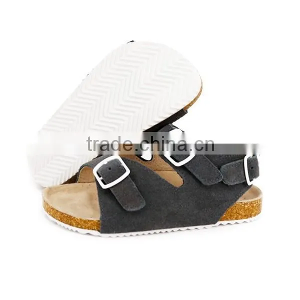 Unisex Summer New Design Women Beach Slippers Flat Simple Girls Footbed Cork Sandals