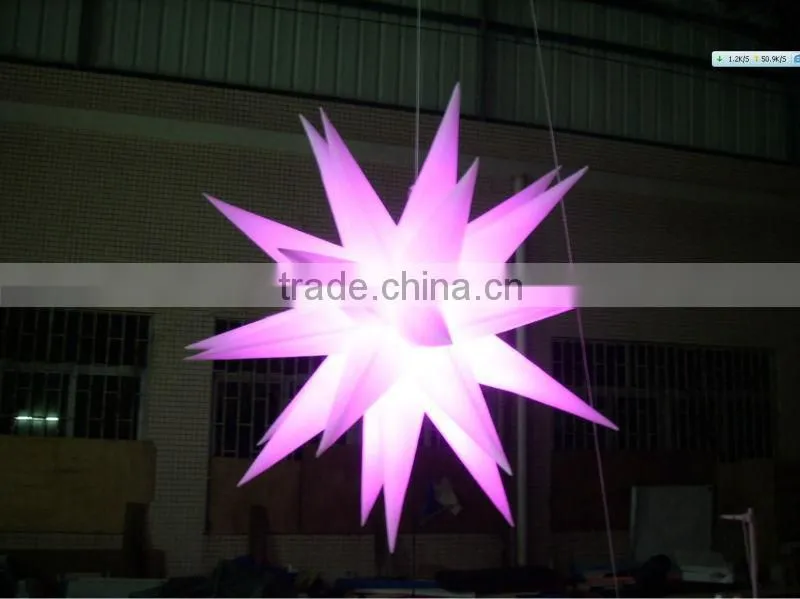 decoration LED lights inflatable star