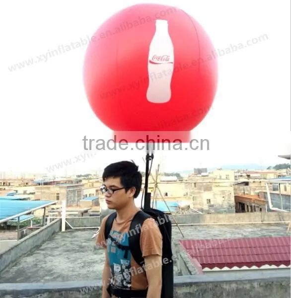 Factory price adverising walking balloon, led backpack balloon for sale