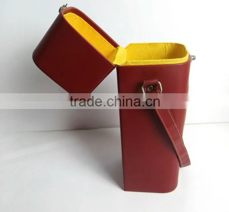 New Style balsa Vintage wooden box for wine,Wooden wine box with slide lids