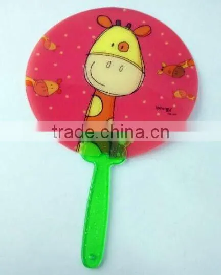 Customized cute plastic handheld fans ,pp fans ,plastic handheld fans supplier and manufacture