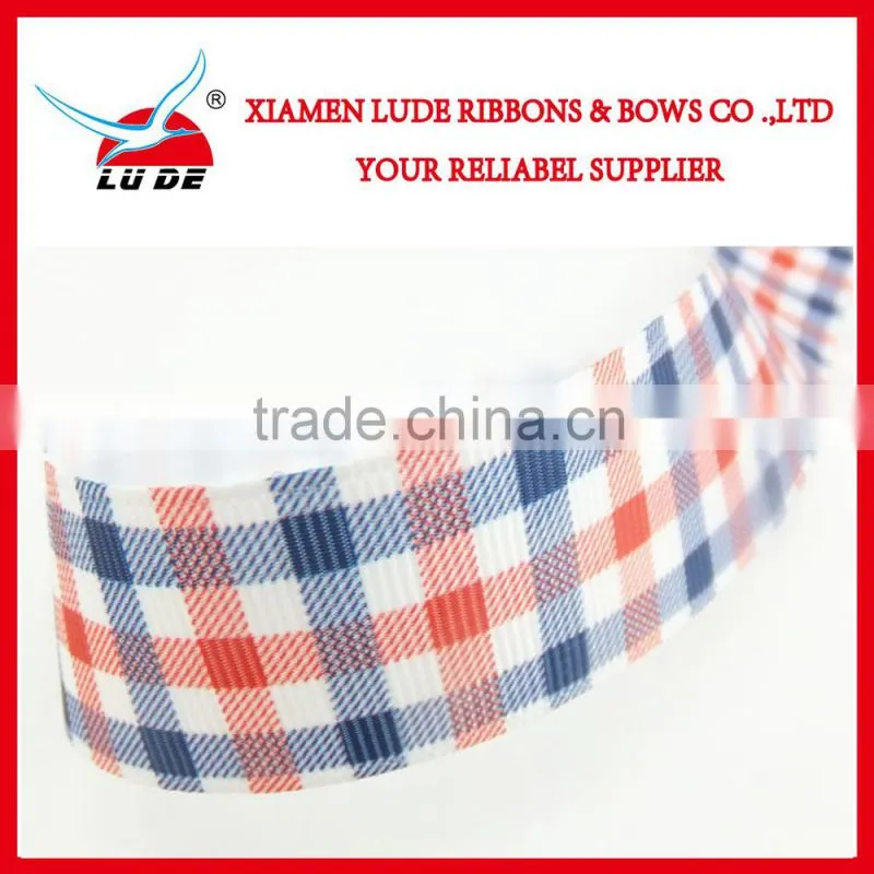 2015 hot sale tartan ribbon