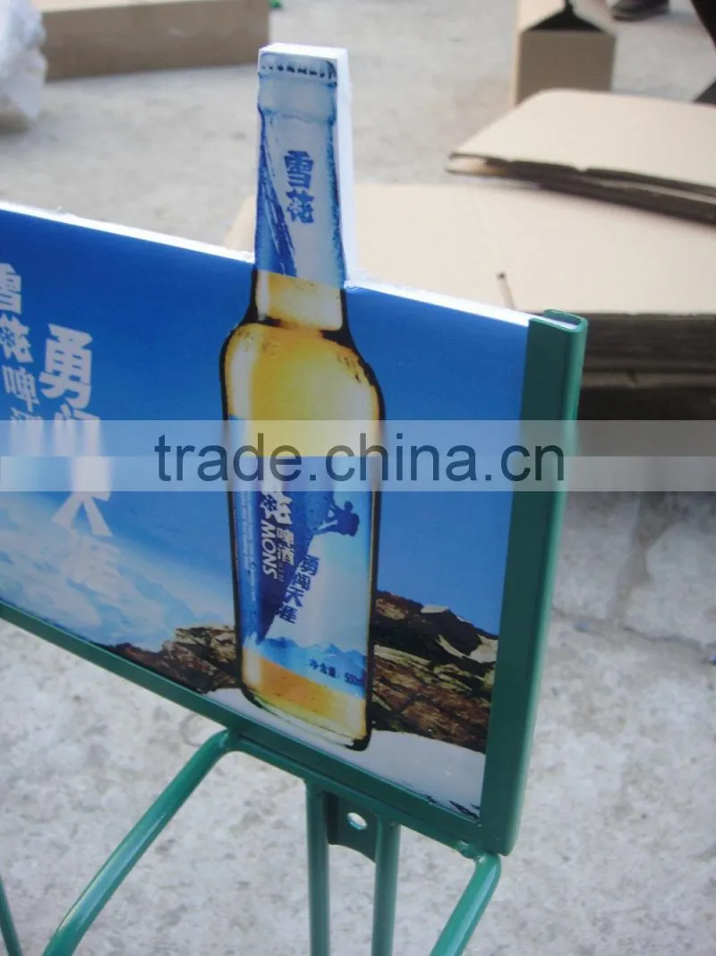 wire wine bottle display stand beer display rack HSX-318
