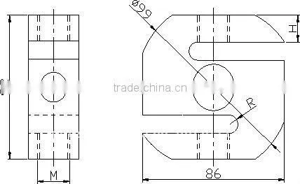 Digital s-type load cell