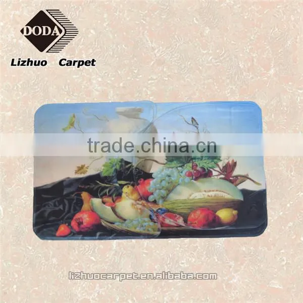 Cheap Newest painting non slip color chaging entrance mat