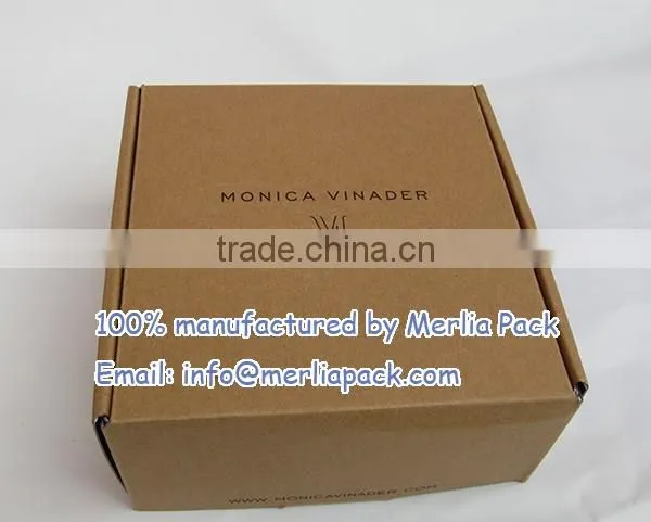 F flute Double Side Printing Corrguated Box Jewelry Set Recycled Boxes
