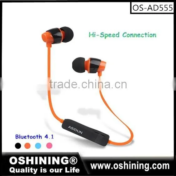 Wholesale noise cancelling stero mini wireless V4.1+EDR bluetooth earphone (OS-D910)