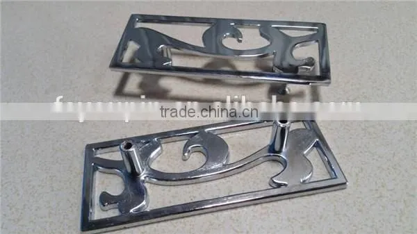 Rectangular Flower Design Zinc Alloy Cabinet Pulls/ Handle and Furniture Handle and drawer handle
