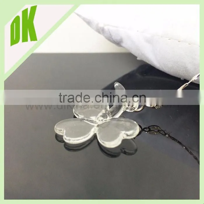 2015 latest wedding glass necklace designs // Factory wholesale meaningful living memory pendant glass fashionable jewelry