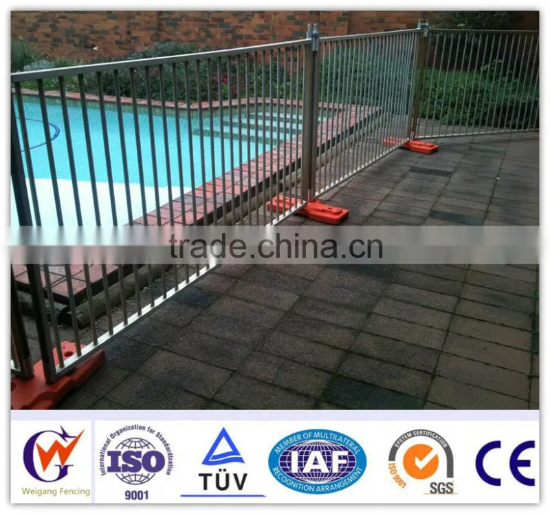 Light weight decorative aluminum pool fence