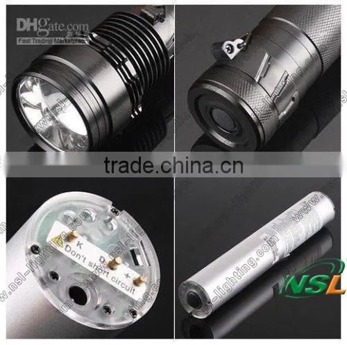 Aluminum Waterproof HID Torch Flashlight High Power Xenon HID Flashlight