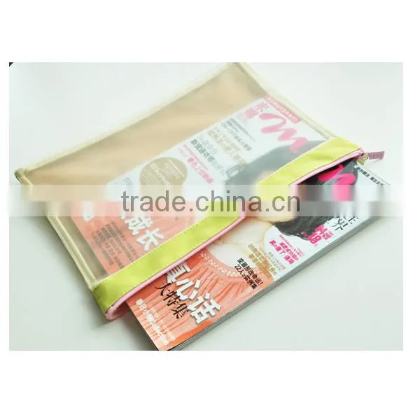 2014 carrying file bag,zipper lock file bag
