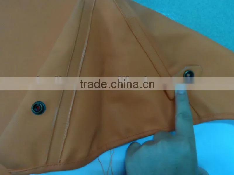 hi vis reflective fishing rainsuit, TC twill with PVC coating