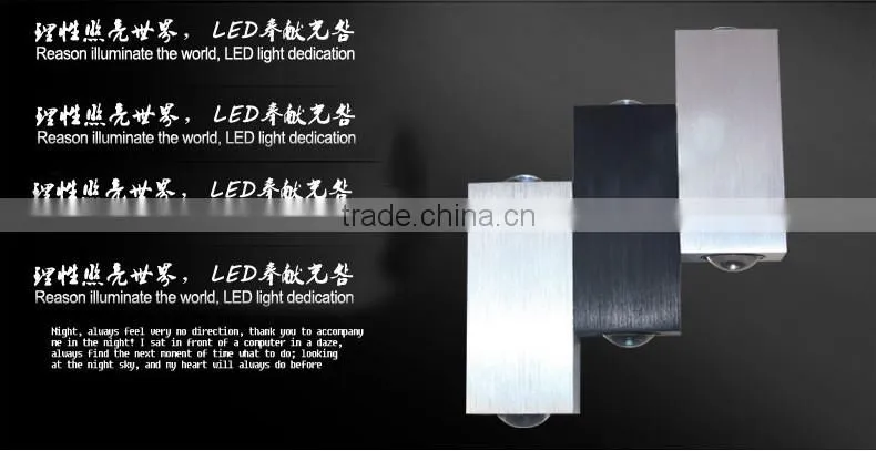 Aluminium 8W rectangle led spotlight /background led spotlight/ Internet bar led light/Hotel led spotlight, LED bedroom light