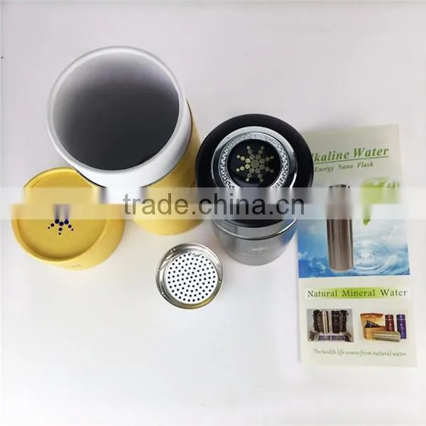 Alkaline water flask with carrybag packaging