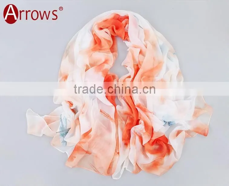Pink Rose Silk Twill Scarves Print Women Scarf Handmade Wrap Shawl Chiffon Large Cheap Price