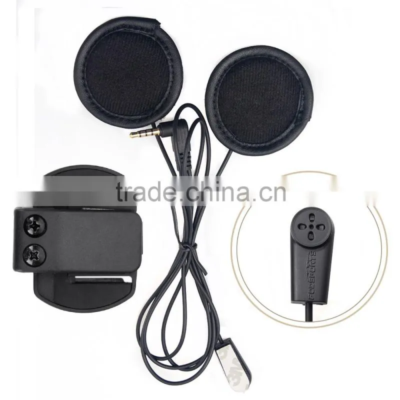 2016 new! 2 pcs Bluetooth Motorcycle Helmet Intercom Interphone Headset intercomunicador motocicleta with Updated soft earphone