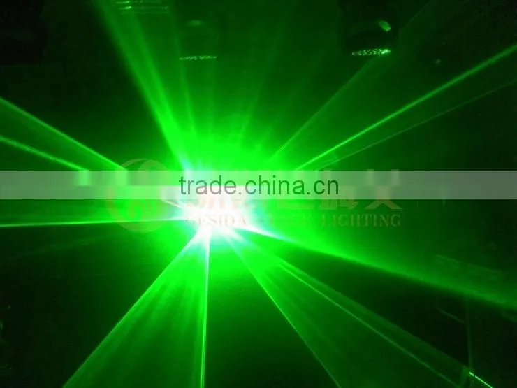 Professional 3w single green stage laser light for club performance