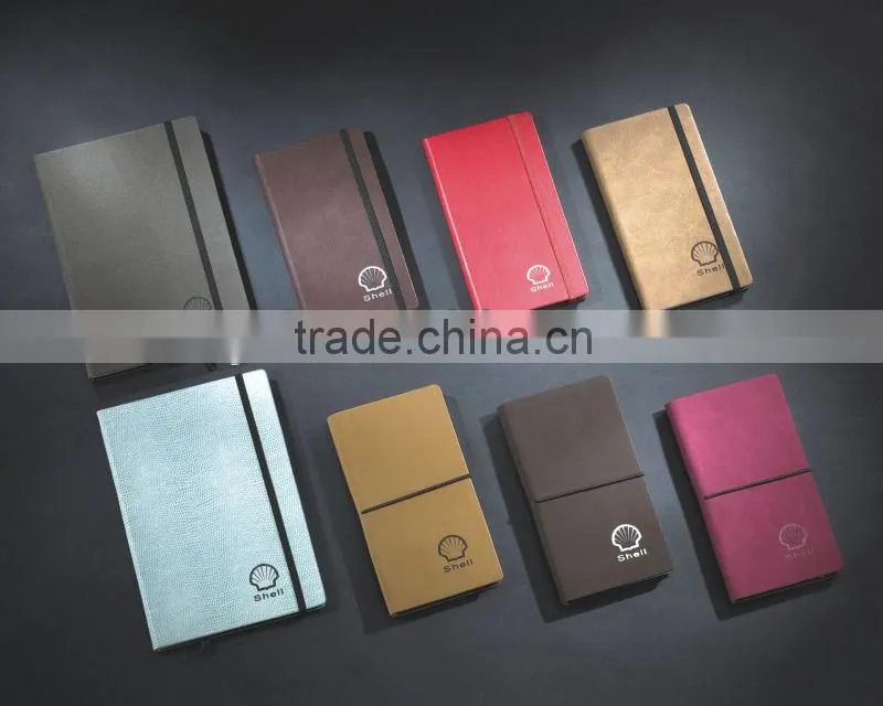 high quality a5 leather bound notebook with customized logo