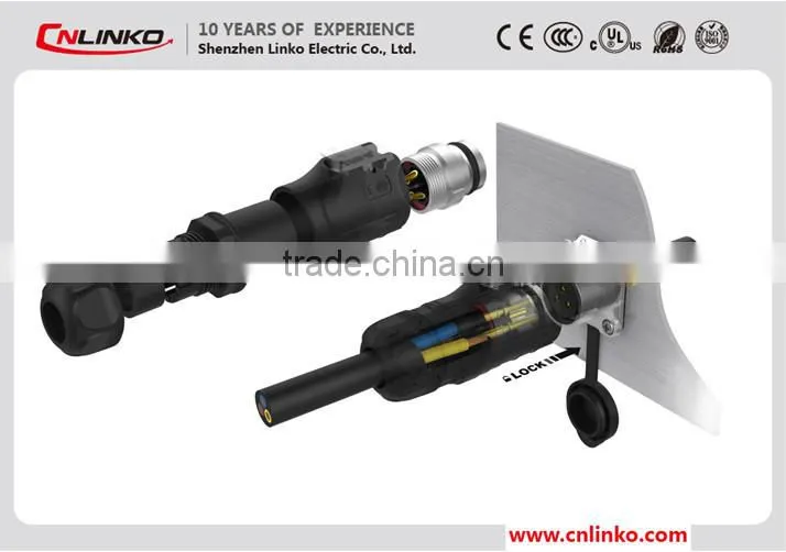 Made in china waterproof wire connector 9 contacts Cable Terminal End Copper Ferrules Connector