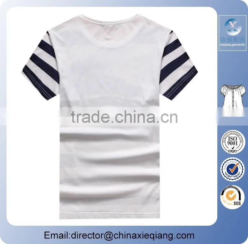 High quality sublimation cotton t shirt with wholesale price for men