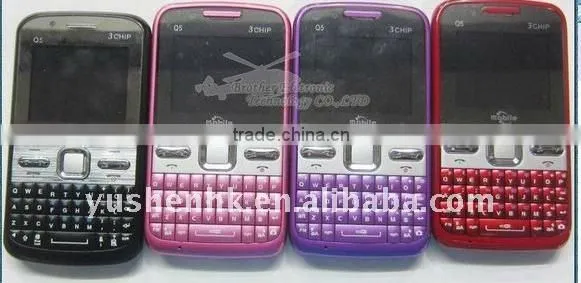 Q5 three sim three standby TV Qwerty mobile phone Russian 04