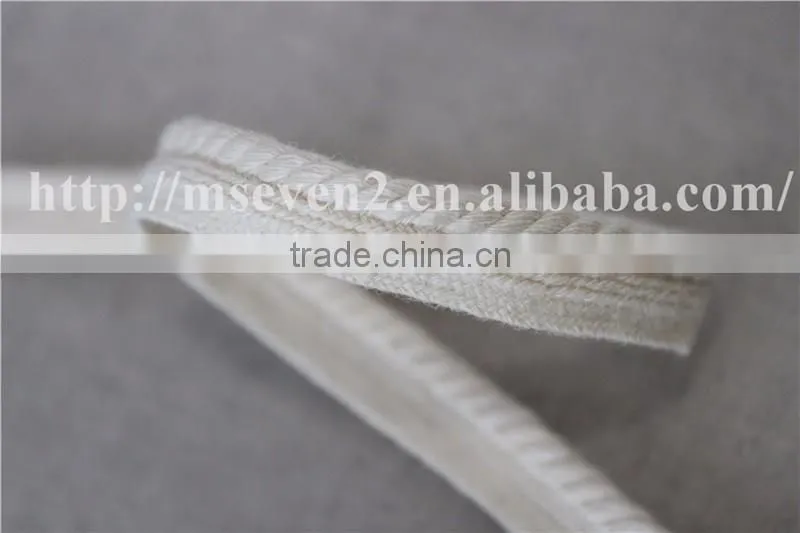1cm piping tape cotton, natural color for dye 100% cotton for cloth