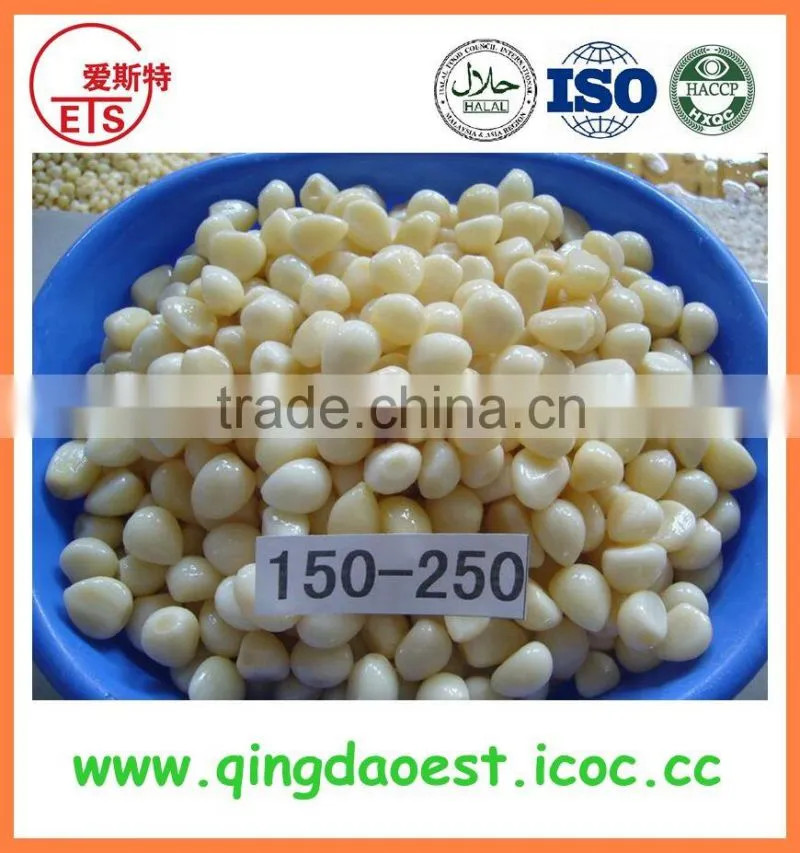 Garlic in brine with peeled garlic from factory price