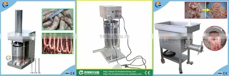Double Tube Automatic Electric Sausage Filler Filling Making Machine