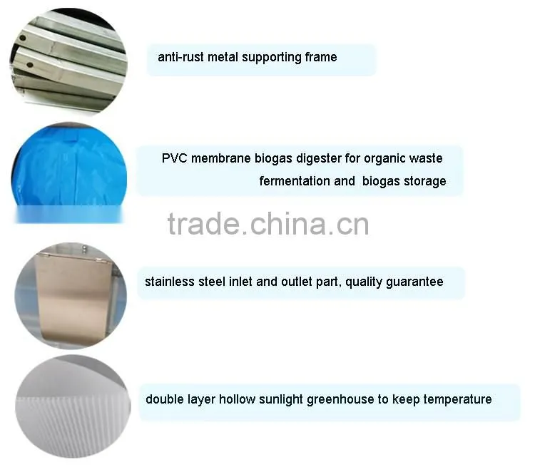 Mini size portable assembly biogas plant