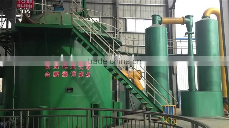 Biomass downdraft fixedbed gasifier for burn boilers, kilns . rice husk gasification power plant electric plant