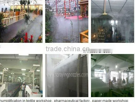 Humidifying And Artificial Fog High Pressure Misting Nozzle