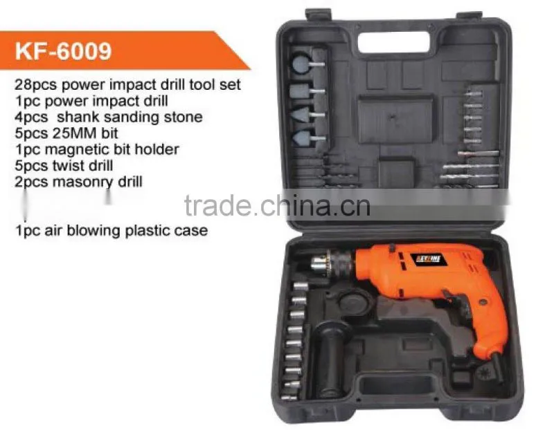 28Pcs new power tool impact drillsets