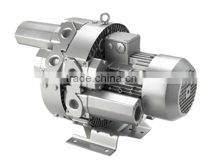 60HZ 1.75kw double-stage big airflow machine ring blower