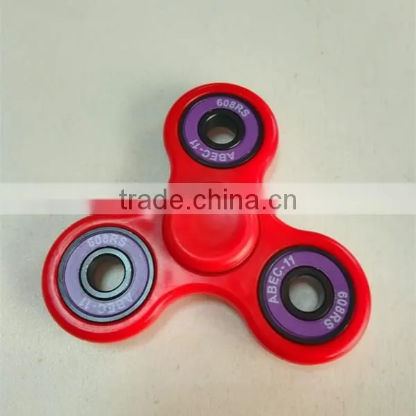 Long Spin time EDC 608 hybrid ceramic bearing Hand Spinner Fidget with full black bearing with ABEC11 seal