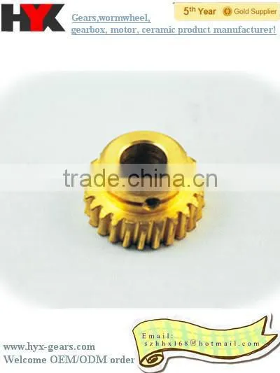 shenzhen cnc brass gear