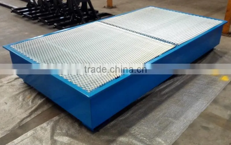 steel oil bin for collection function oil stroage cage