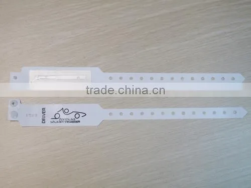 125KHz/13.56MHz Custom PayPass RFID Wristbands/Bracelets with Low Factory Price