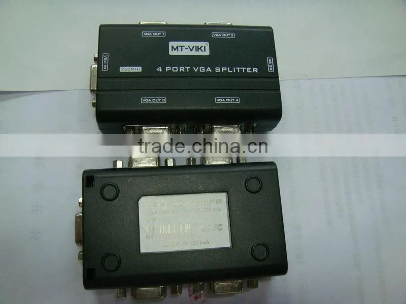 250MHZ 4port VGA Spliter ,4 port VGA splitter ,VGA splitter with 4 port