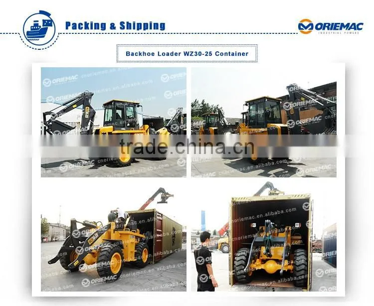 new backhoe prices WZ30-25 parts Backhoe Loader with 1 cub meter